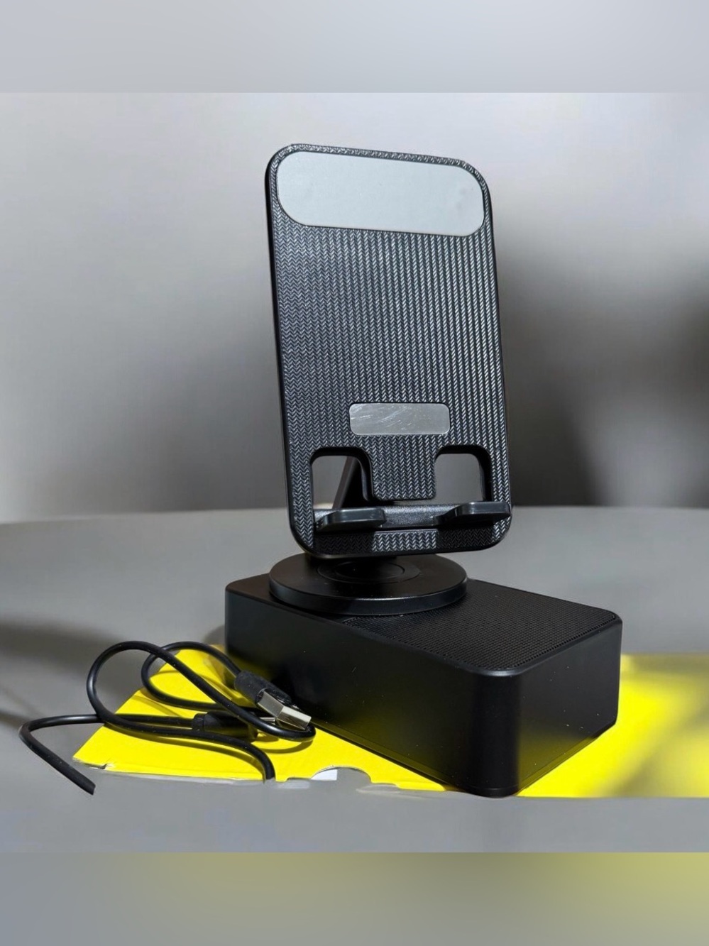 Wireless Phone Stand Speaker - Black - Picture 2 of 4
